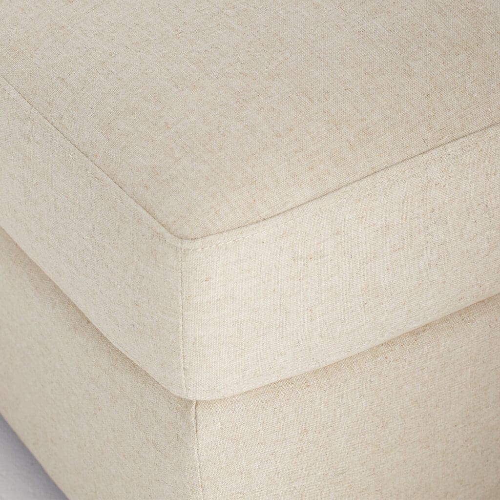 Cyan Design 11450 Sovente Ottoman White - Modern Upholstered Storage Bench for Living Room, Bedroom & Entryway