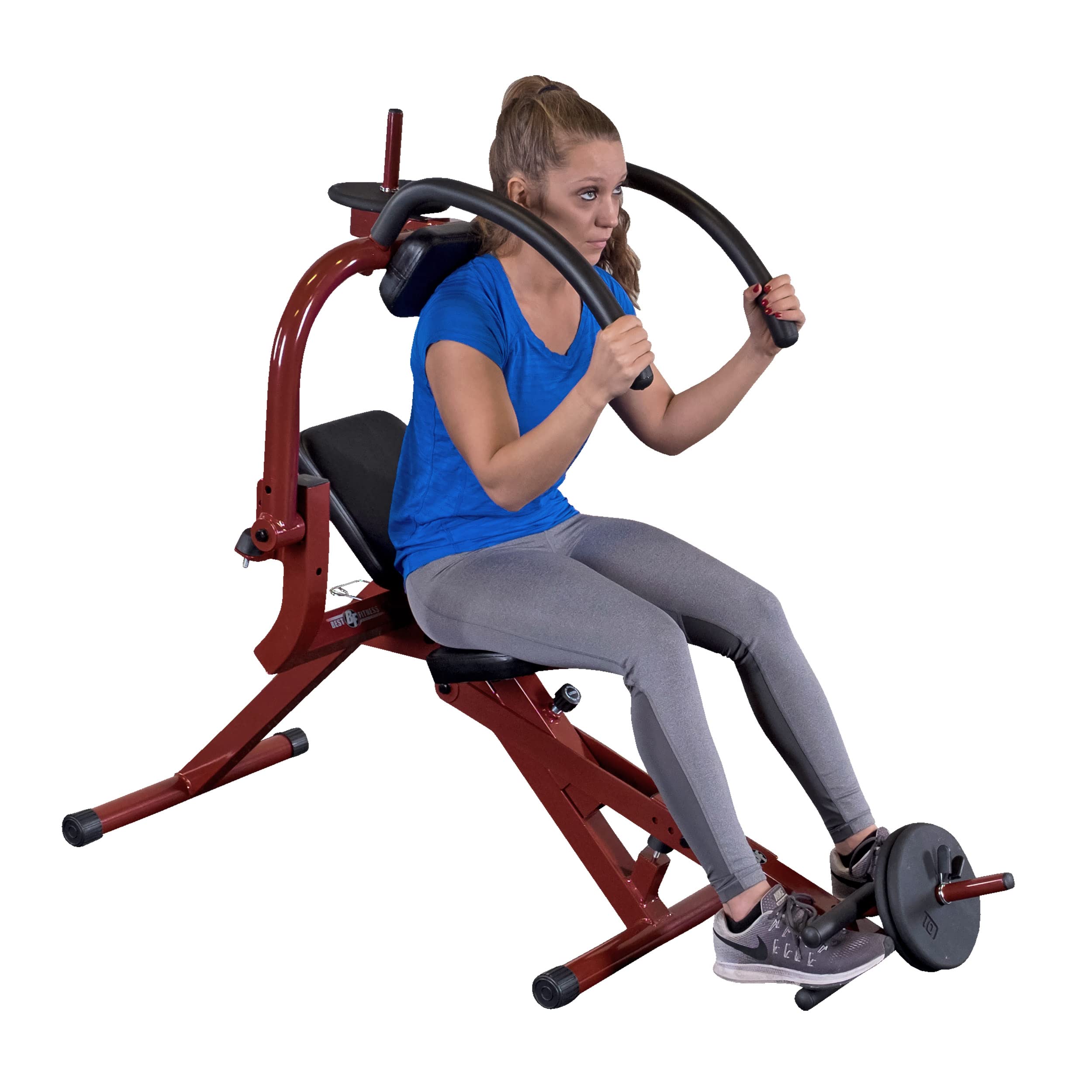 Best Semi Recumbent Ab Crunch Bench BFAB20B - Home Gym Equipment for Lower & Upper Abdominal Workout - Adjustable Strength Training Machine for Core Exercises - Perfect for Small Spaces & Home Fitness Routines