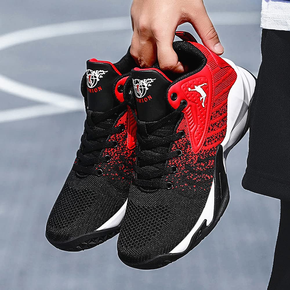 Breathable Men's Basketball Sneakers with Soft Net Bottom - Lightweight Summer Sports Shoes for Running, Training & Casual Wear
