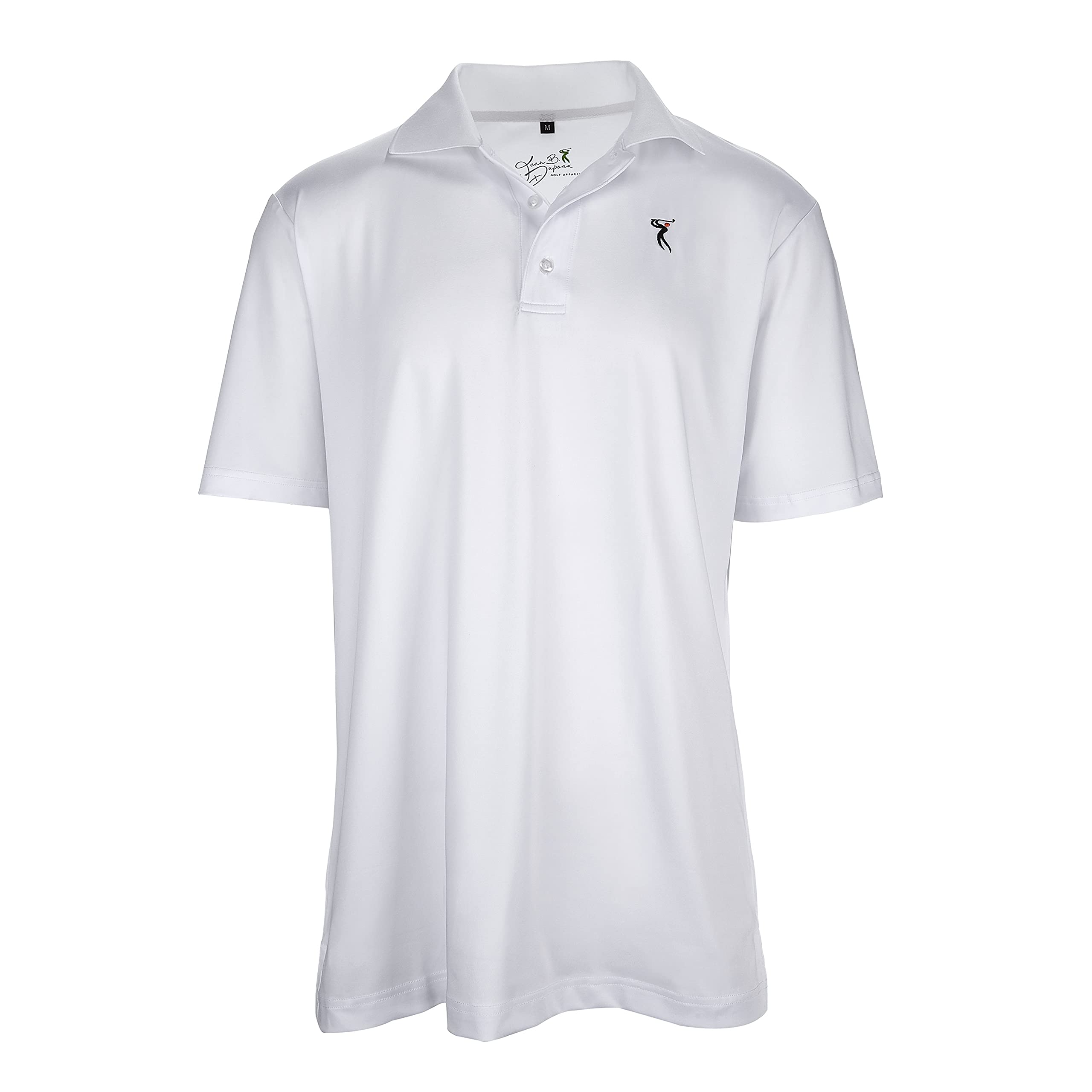Men's Slim Fit Short Sleeve Golf Polo Shirt - Moisture Wicking Polyester Spandex Blend - Breathable Athletic Performance Shirt for Golf, Tennis & Casual Wear