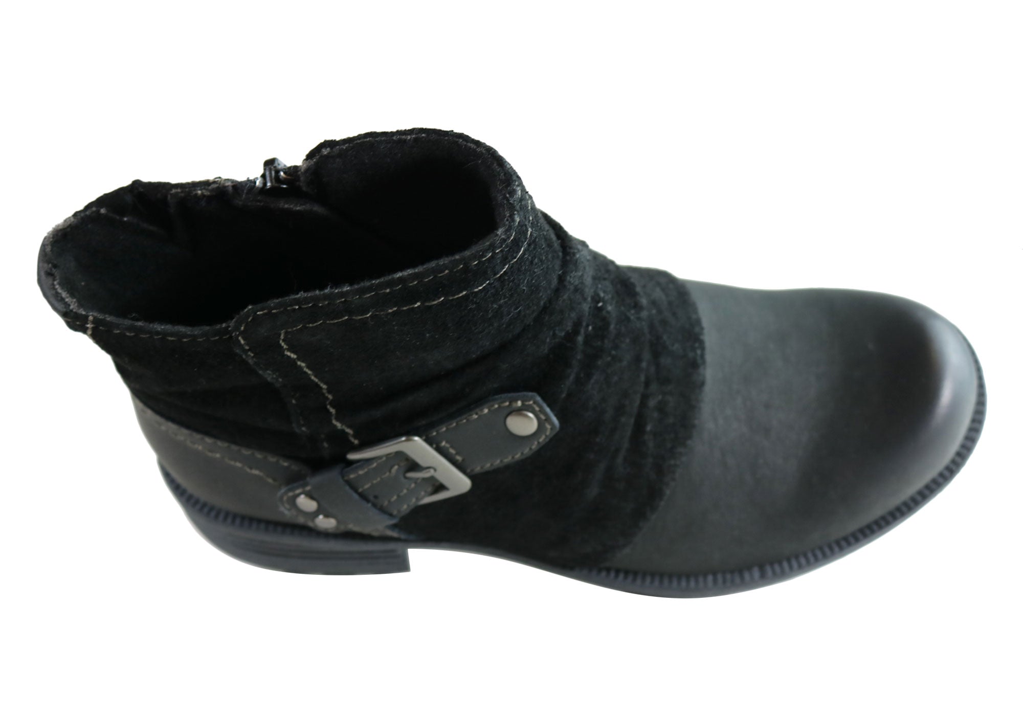 Planet Shoes Peyton Women's Comfortable Leather Ankle Boots with Arch Support - Perfect for Work, Travel & Everyday Wear