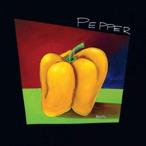 Yellow Pepper Art Print by Mary Naylor - 12x12 Inch Vibrant Kitchen Decor - Perfect for Dining Room, Farmhouse Style & Foodie Gifts
