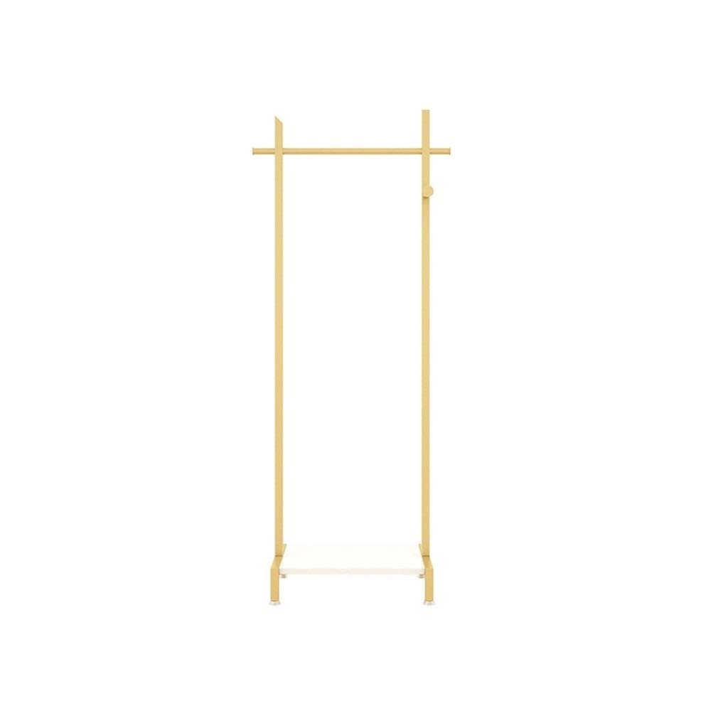 Modern Nordic Style Metal Coat Rack - Gold Floor Standing Coat Stand with Hooks (160x60x35cm) for Office, Entryway & Corridor - Durable Iron Overcoat & Clothing Organizer for Home & Commercial Use