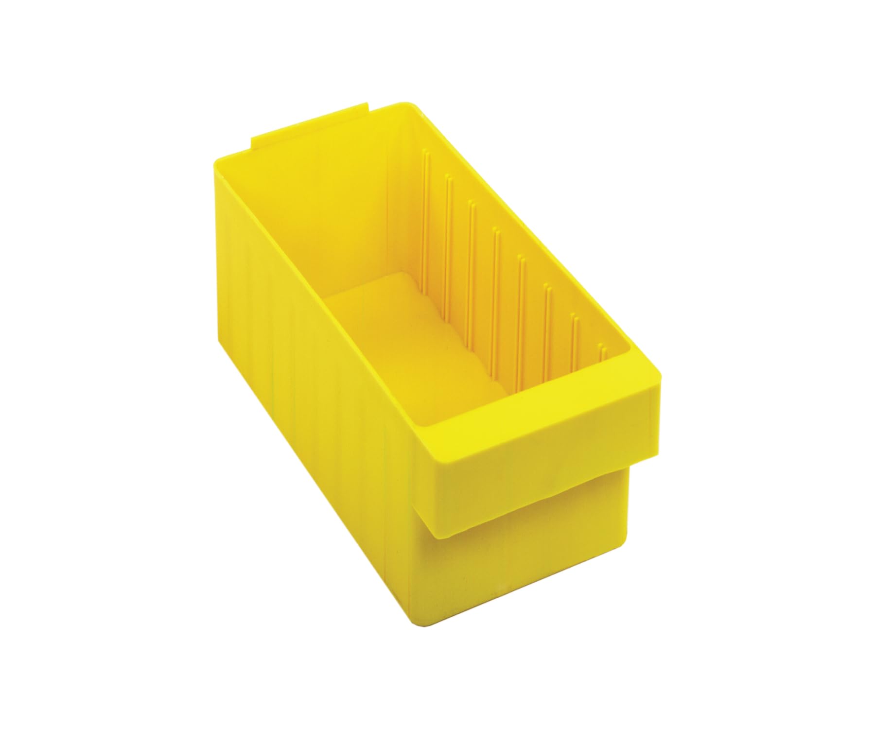 QUANTUM STORAGE SYSTEMS QED601YL Heavy Duty Parts Organizer - 24 Pack Yellow Storage Bins, 12