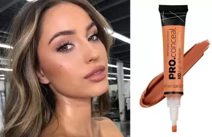 PRO ORANGE CONCEALER for Dark Circles - Brightening Under Eye Corrector & Dark Circle Cover Makeup | Perfect for Daily Use, Night Out & Professional Makeup Looks