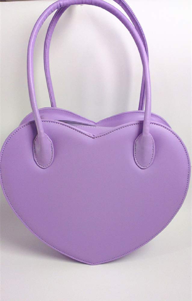 GK-O Fashion Women's Heart Shaped Lolita Handbag - PU Leather Clutch Purse & Wallet for Cosplay, Party, Date Night and Gift Giving