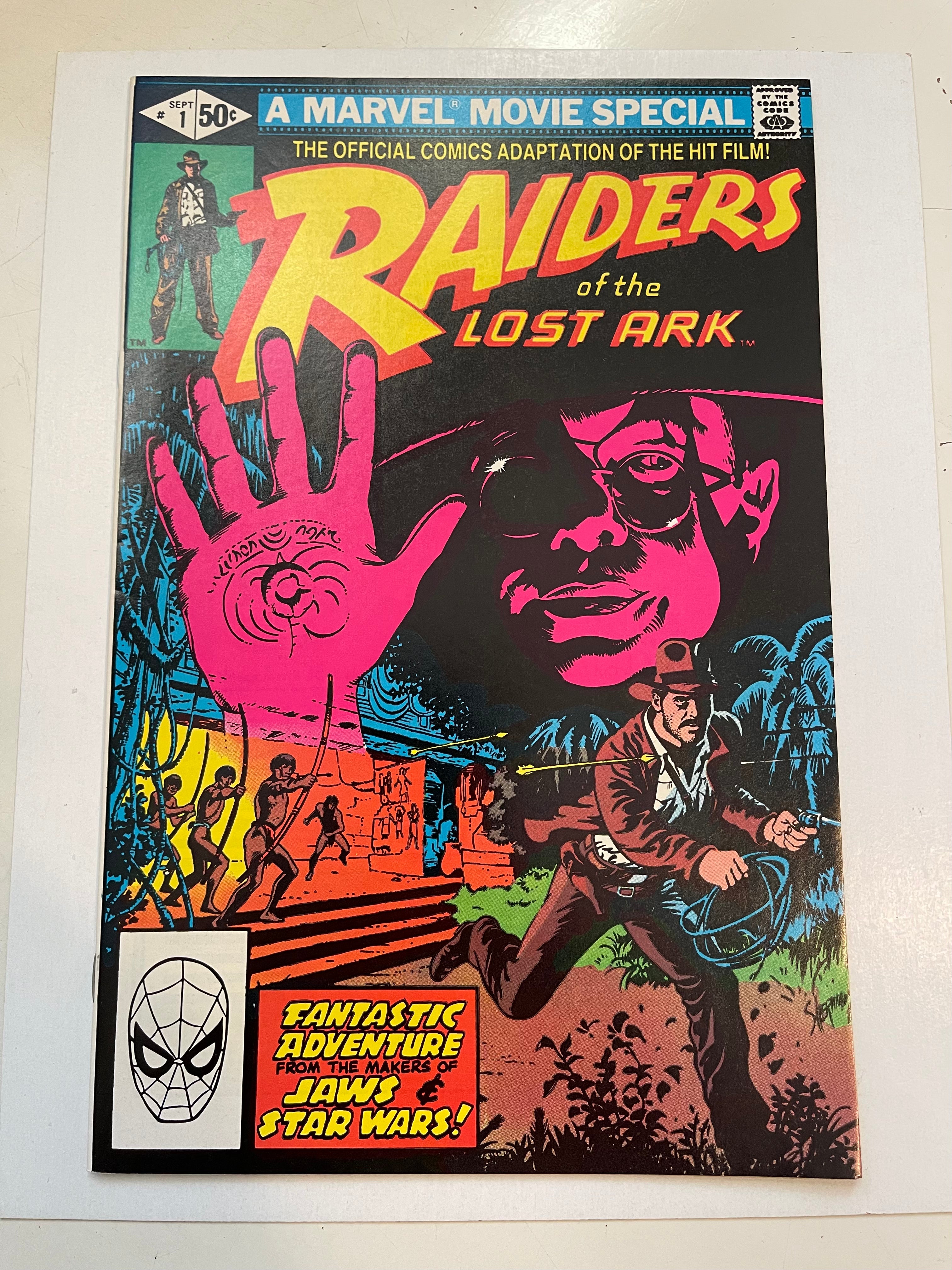 Raiders of the Lost Ark Movie Comic Book #1 - Indiana Jones Adventure Collectible for Fans & Gift Ideas
