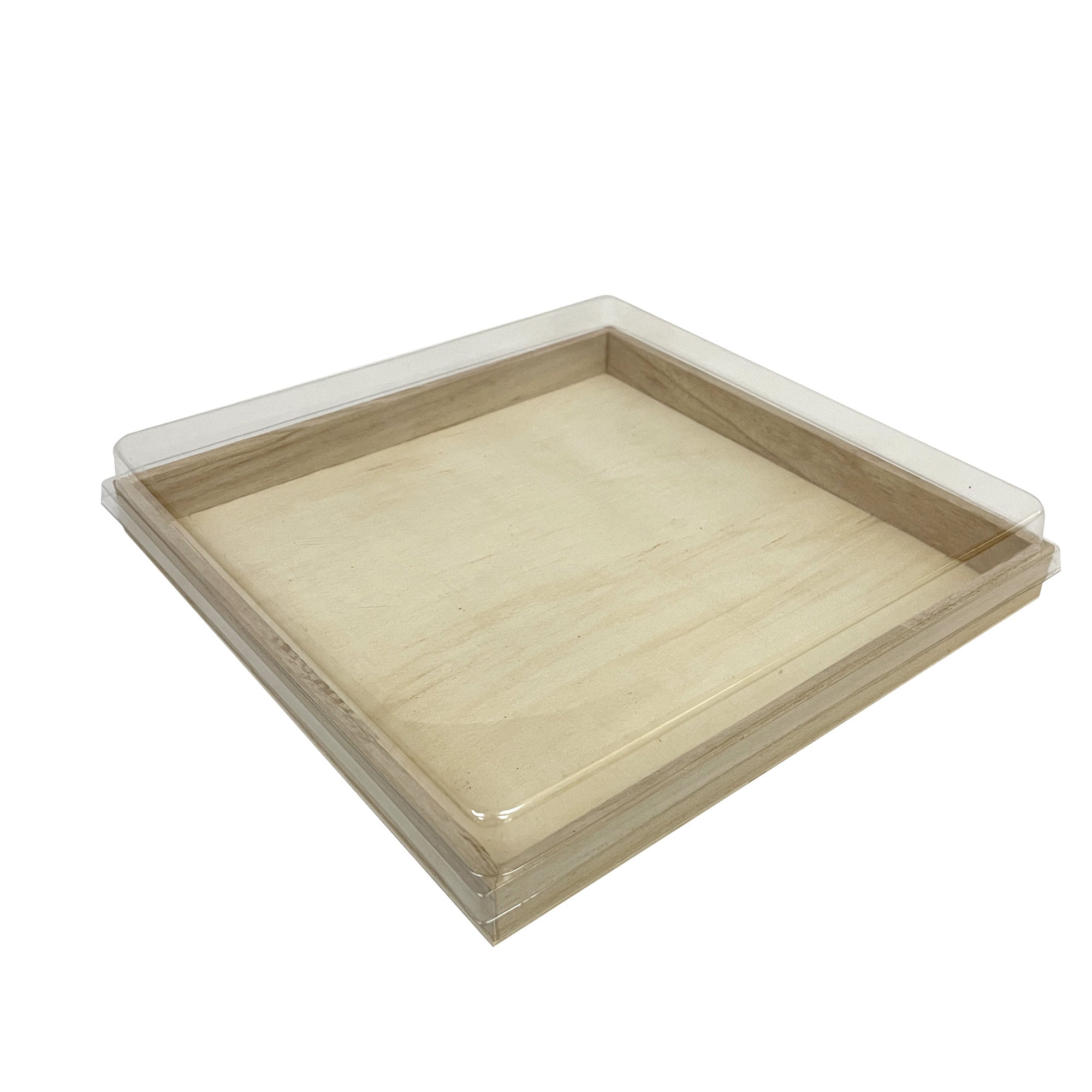 Tree Choice 10.6 x 10.6 x 1 Inch Wooden Square Charcuterie Board Tray - 24 Pack Bulk Set for Cheese, Charcuterie, Appetizers & Entertaining - Perfect for Parties, Weddings & Catering Events