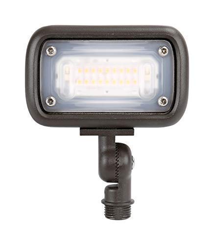 GKOLED 12W Low Voltage Landscape Flood Lights - Waterproof Outdoor Ground Post Lights for Garden, Pathway, Yard, and Driveway Lighting (Pack of 2)