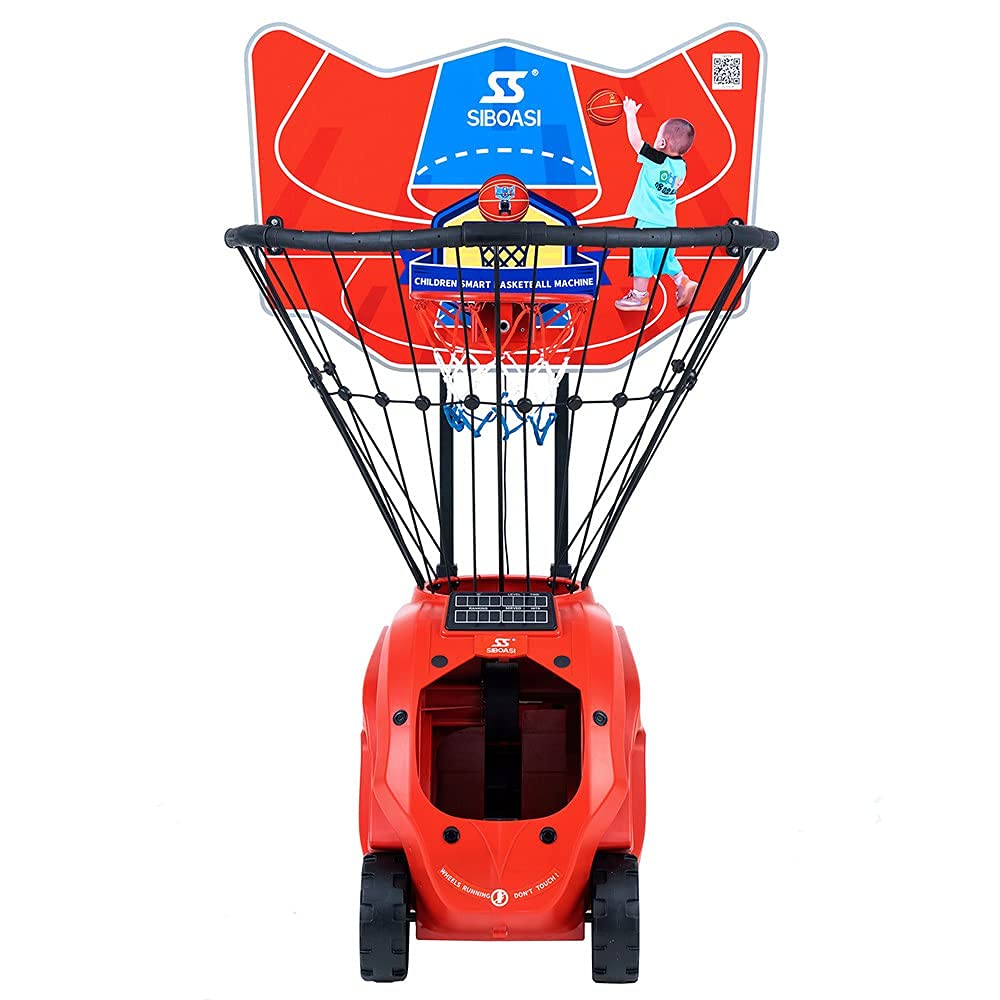 Siboasi Demi1 Kids Smart Basketball Hoop - Automatic Basketball Shooting Machine for Indoor & Outdoor Play - Perfect for Home, Backyard, and School Training