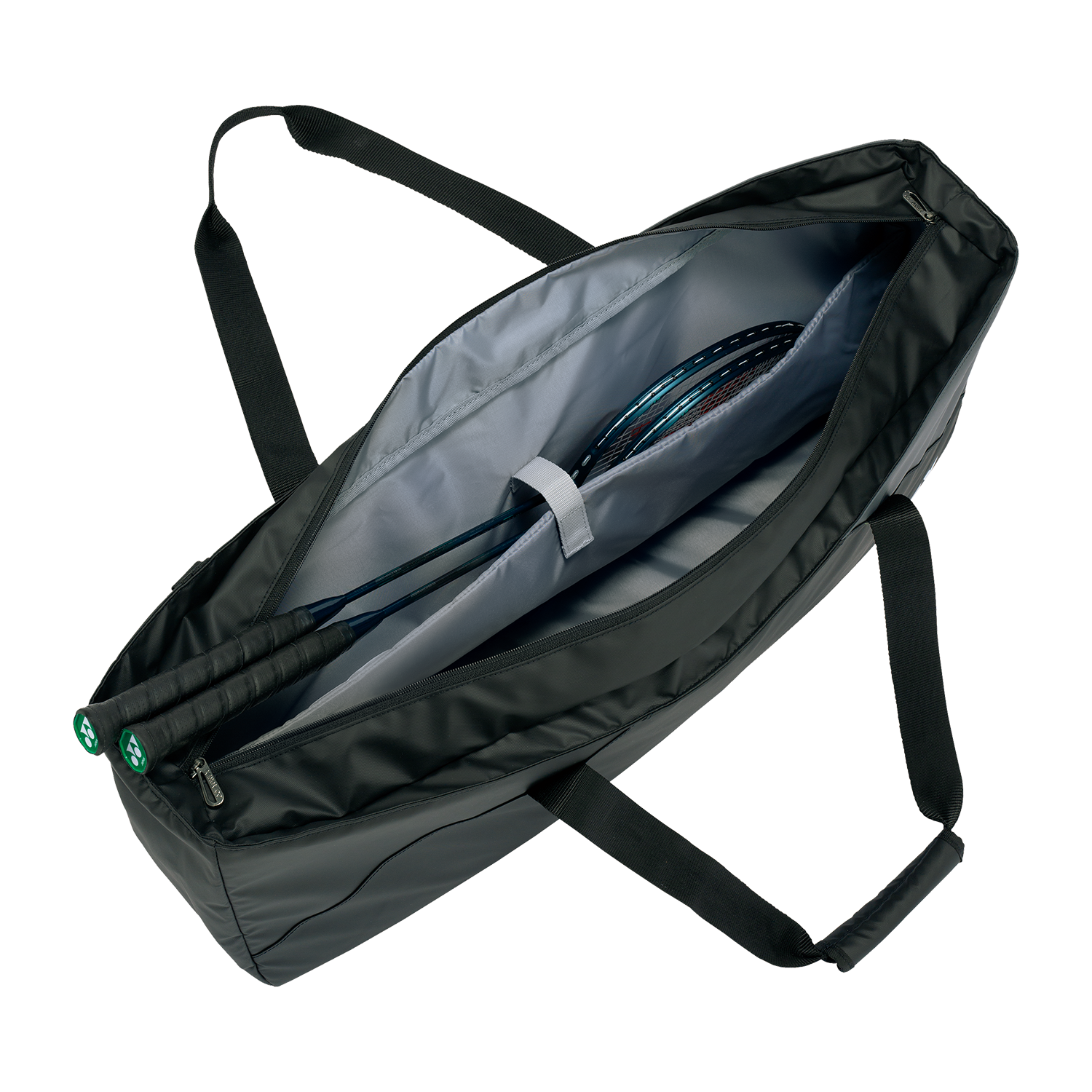 Yonex Club Series Tournament Bag for Badminton & Tennis - 6 Pack (BA52531WEX, Black) | Durable Sports Equipment for Competitions & Training