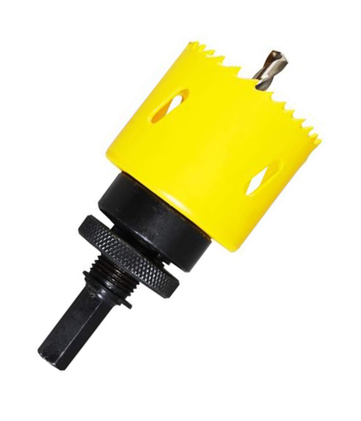 Bi-Metal Hole Saw 2-1/2 Inch (64mm) with Arbor & Pilot Bit - Perfect for Metal & Wood Drilling