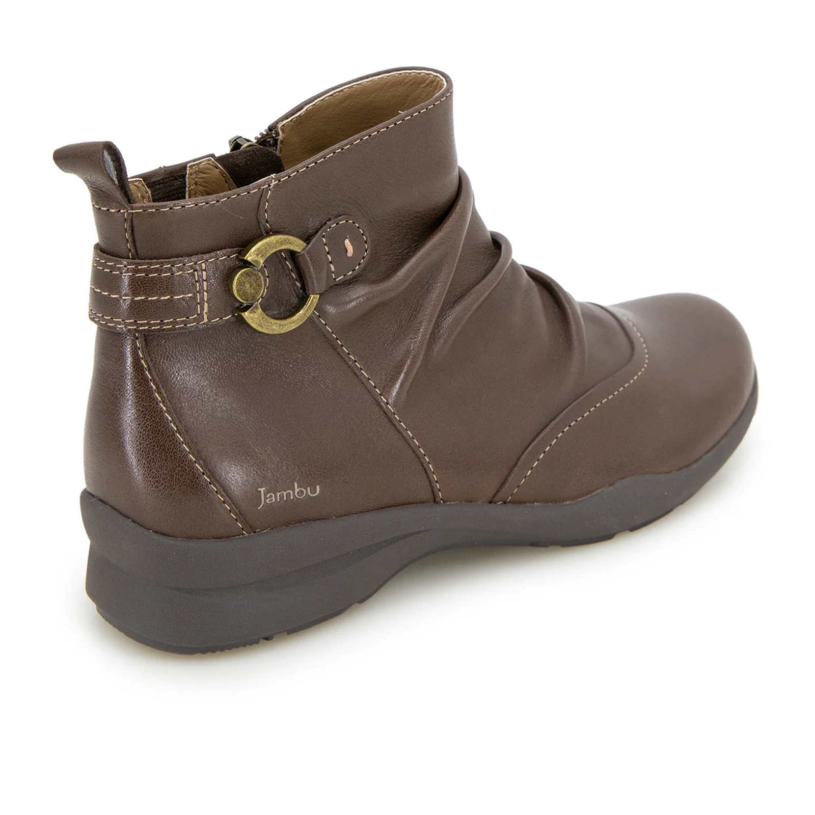Jambu Angie Women's Dark Brown Ankle Boots - Waterproof & Comfortable for Hiking, Walking & Outdoor Adventures