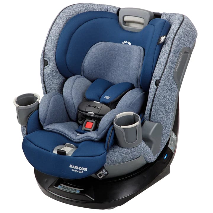 Maxi Cosi Emme 360 All-in-One Convertible Car Seat for Infants & Toddlers - 5-120 lbs - Easy Installation & 360° Rotation - Perfect for Travel & Everyday Use