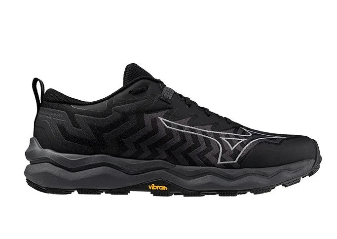 Mizuno Wave Daichi 8 GTX Trail Running Shoes for Men - Waterproof Hiking Boots (2E Wide Width) Black/Grey - Perfect for Outdoor Adventures & Mountain Trekking