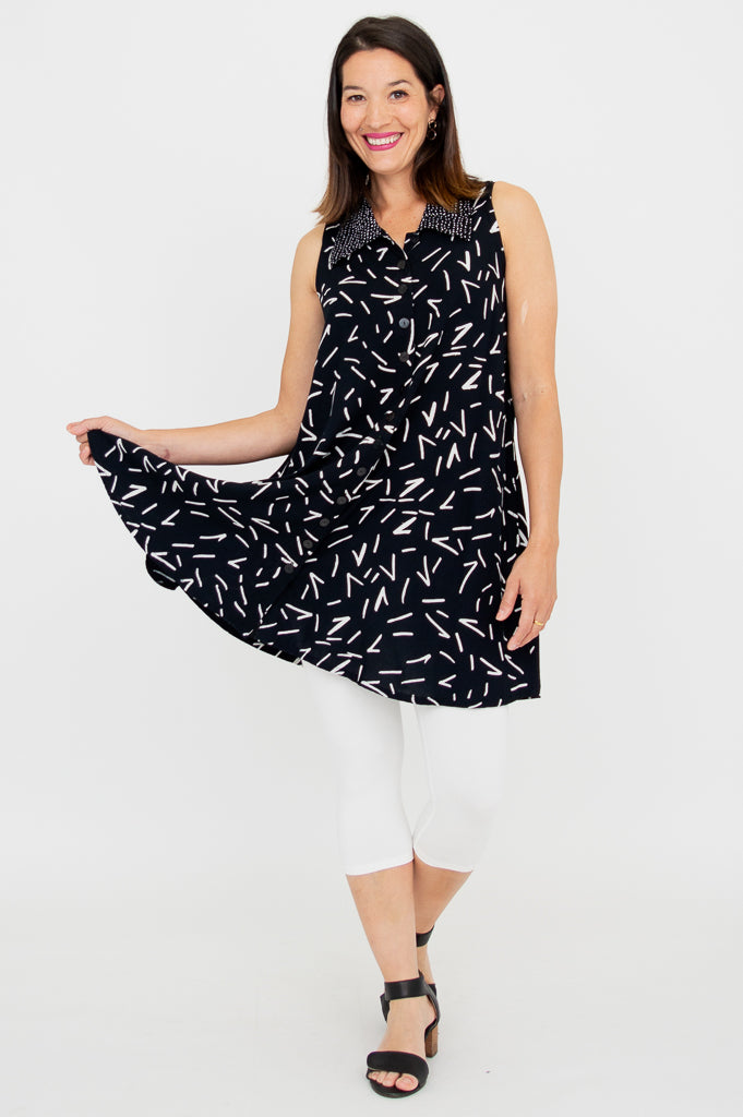 Cissy Tank Top for Women - Fashion Paper Clip Design Casual T-Shirt | Perfect for Summer Outfits, Beach Wear & Daily Comfort