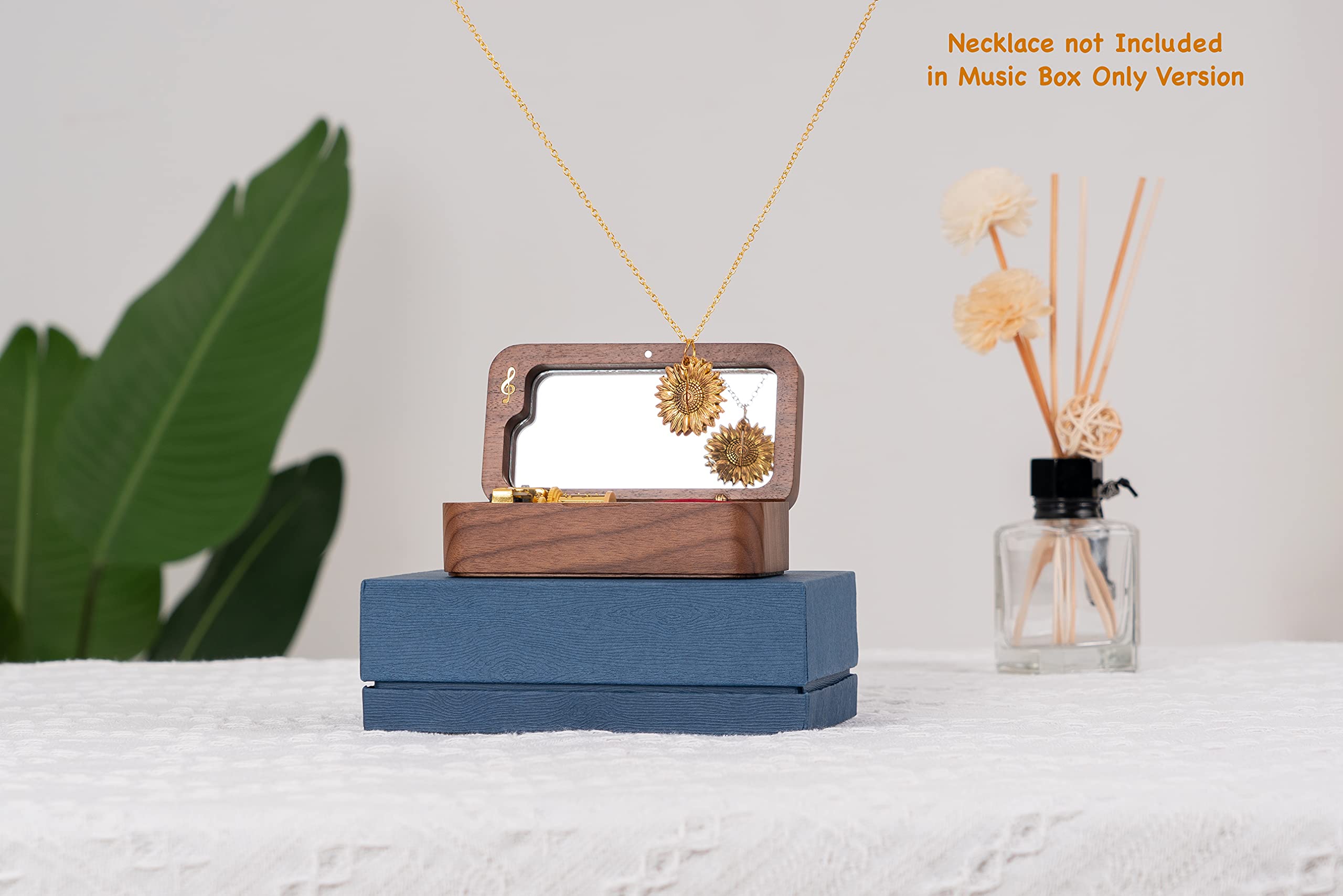 BELLA GLOBE Howl's Moving Castle Music Box Ring Box - Romantic Jewelry Gift for Women, Wife, Girlfriend - Perfect for Birthday, Anniversary & Thinking of You Gifts - Inspired by Studio Ghibli Anime Merch