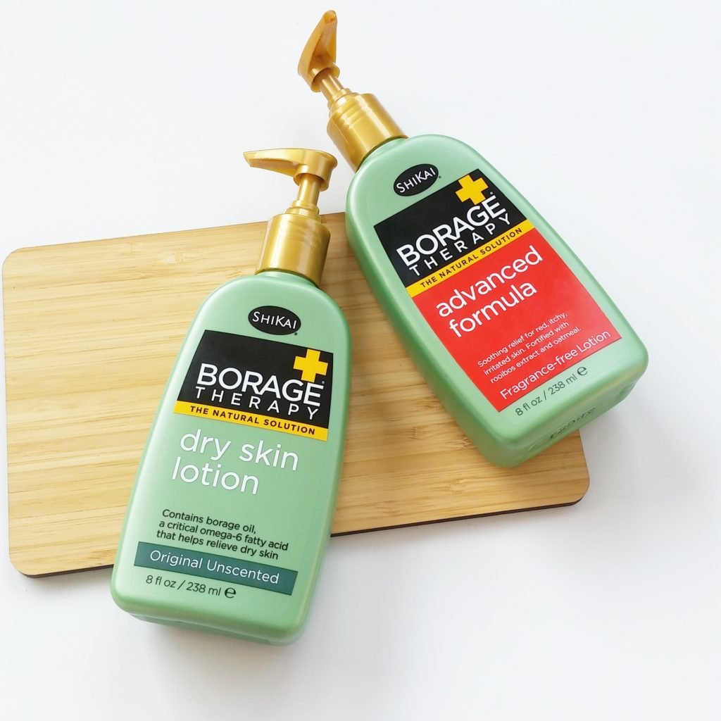ShiKai Borage Therapy Body Lotion 8oz - Fragrance Free Moisturizing Cream for Dry Skin, Hands & Body with Borage Seed Oil - Perfect for Daily Hydration & Sensitive Skin Care