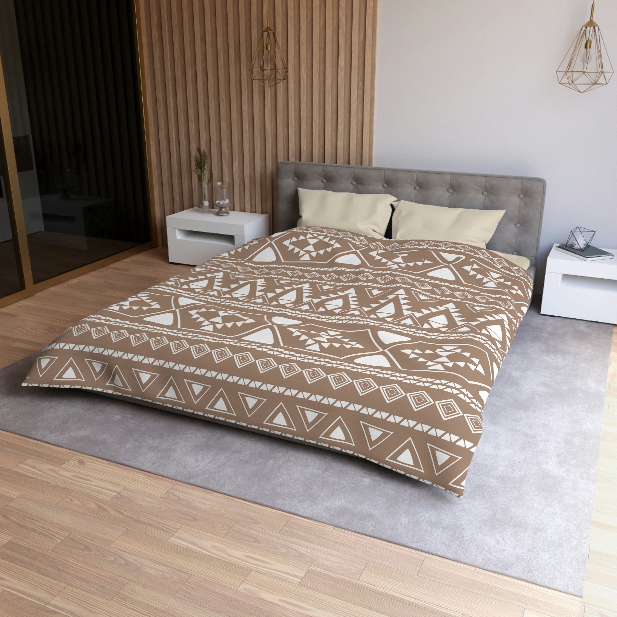 Southwestern Desert Sand Duvet Cover - Soft Microfiber Polyester Comforter Cover Set for Bedroom - Perfect for Boho & Western Style Home Decor