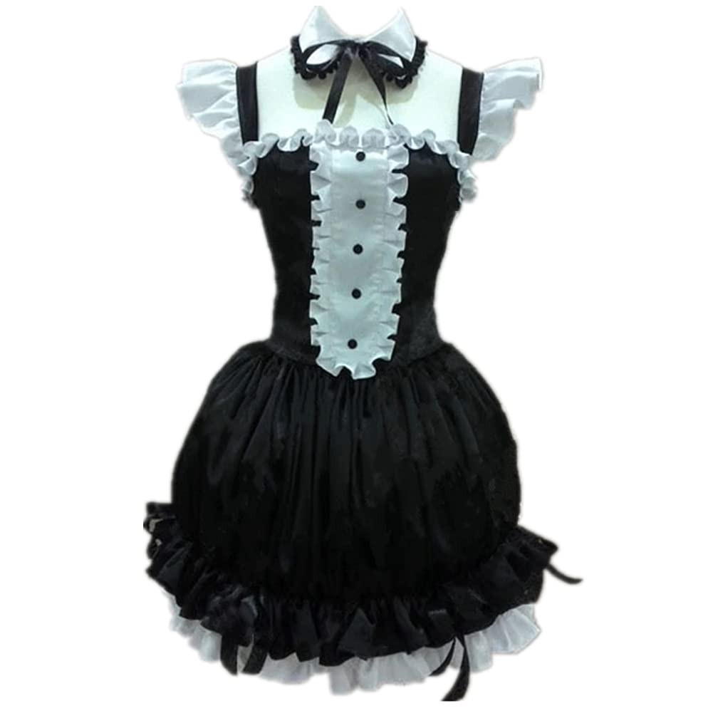 Super Sonico Rabbitgirl Maid Cosplay Dress - Anime Bunny Girl Costume for Halloween, Conventions & Themed Parties