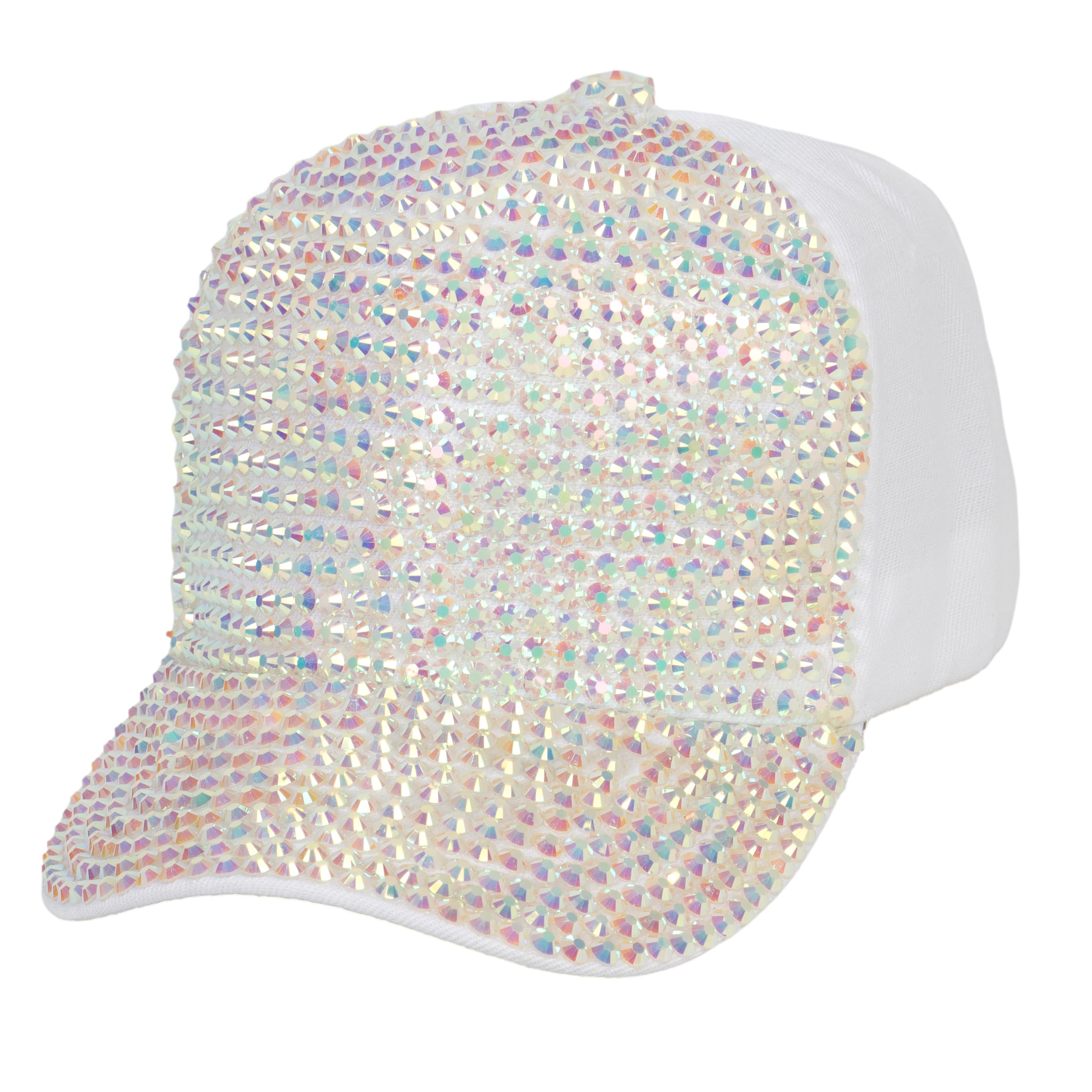 Two-Tone Shiny Stone Denim Baseball Cap | Trendy Unisex Adjustable Dad Hat for Men & Women | Perfect for Outdoor Sports, Streetwear Fashion & Casual Wear