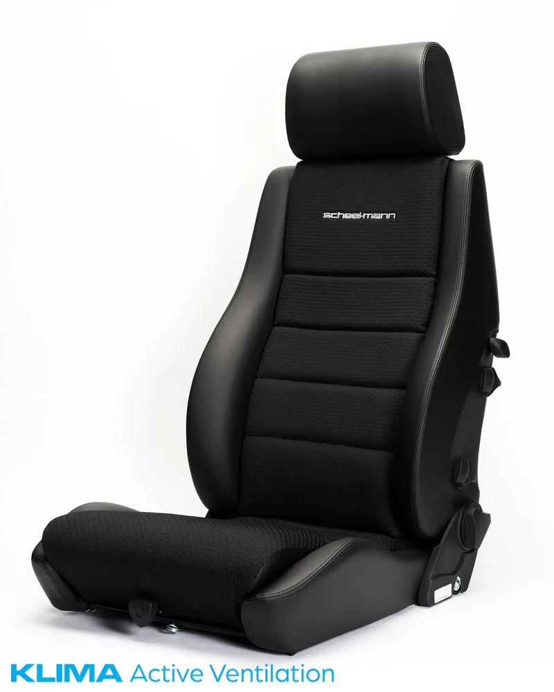 Scheel Mann Vario F XXL Climate Active Ventilation Seat - Premium Motorcycle Comfort for Long Rides & Hot Weather Adventures