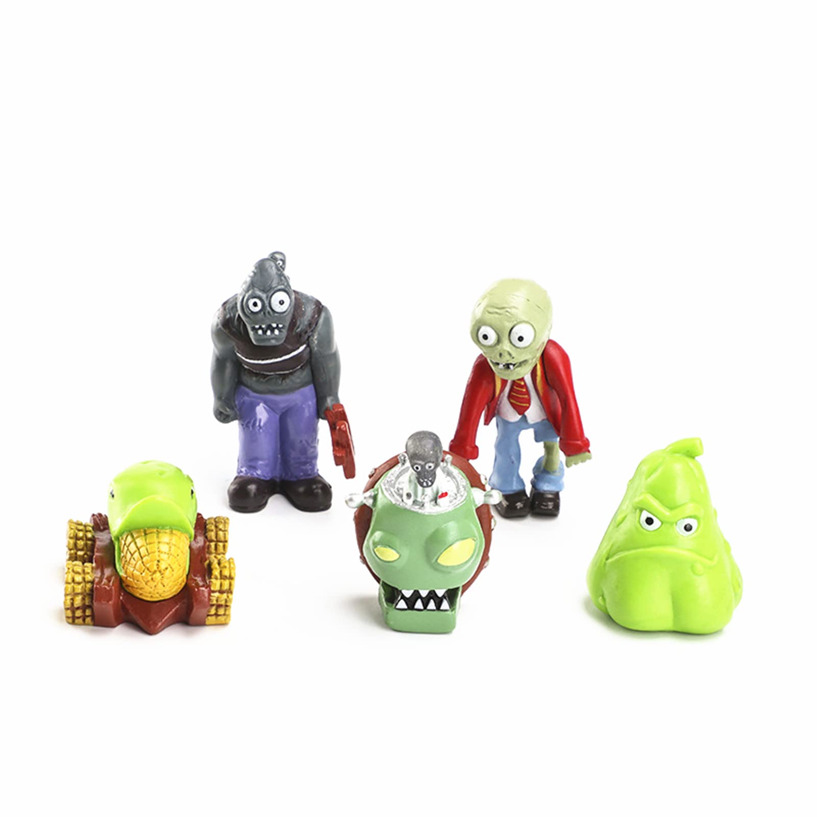 JHESAO 10PCS Plants vs Zombies (PVZ) Action Figure Toy Set - PVC Collectible Figures for Kids, Fans & Collectors | Perfect Gift for Birthday, Party & Game Lovers | Fun for Home Decor, Gaming Battles & Collection Displays