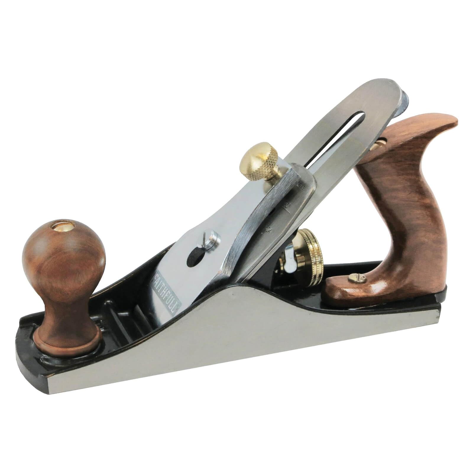 FAIPLANE4B No.4 Smoothing Plane - Premium Woodworking Hand Tool in Wooden Box for Cabinet Making & Furniture Restoration