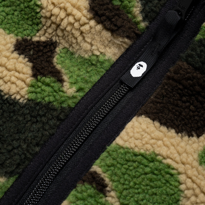 BAPE ABC Camo Boa Reversible Jacket - Green | Streetwear Fashion for Men | Perfect for Urban Outfits & Casual Wear