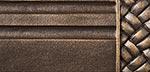 Finial Company Fluted Wood Pole (Walnut Gold) - Decorative Wooden Pole for Home & Office Decor, Perfect for Curtains, Room Dividers, and DIY Projects