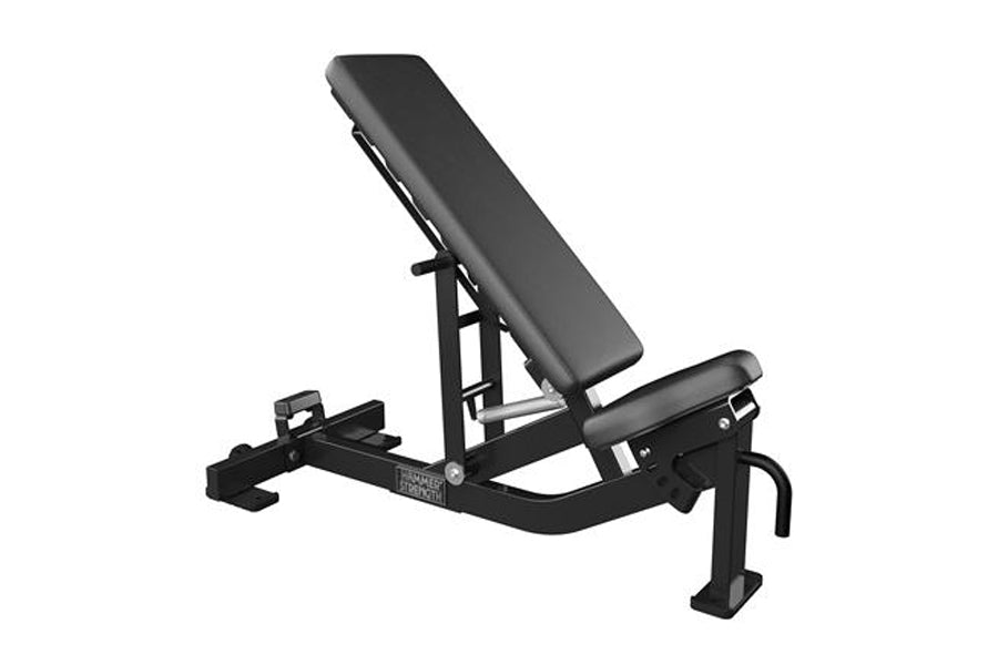 Hammer Strength Adjustable Weight Bench for Home Gym - Heavy Duty Workout Bench for Strength Training, Dumbbell Exercises & Full Body Workouts