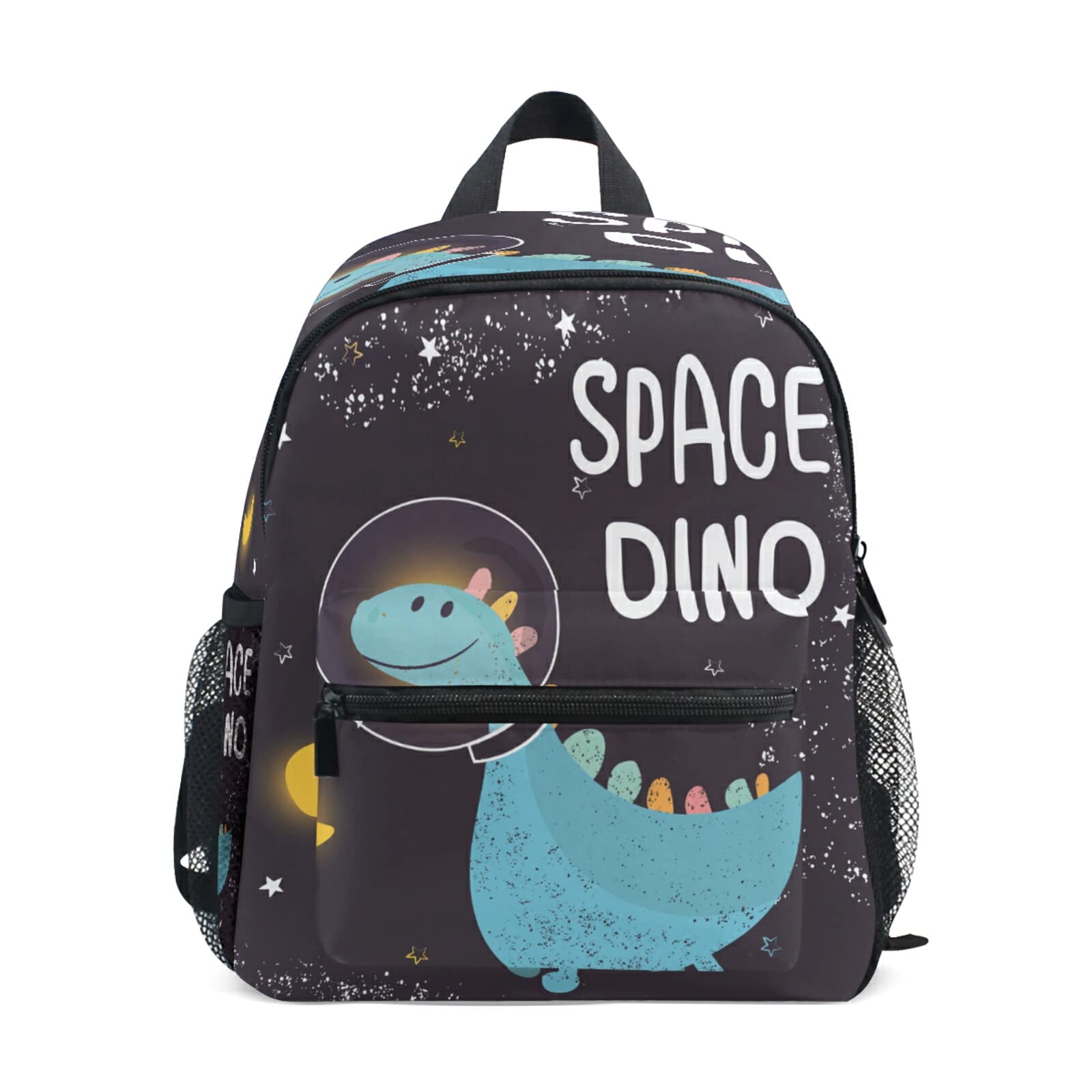 Senya Space Dinosaur Kids Backpack with Adjustable Chest Strap - Lightweight Preschool School Bag for Boys & Girls - Perfect for Daycare, Kindergarten & Outdoor Adventures