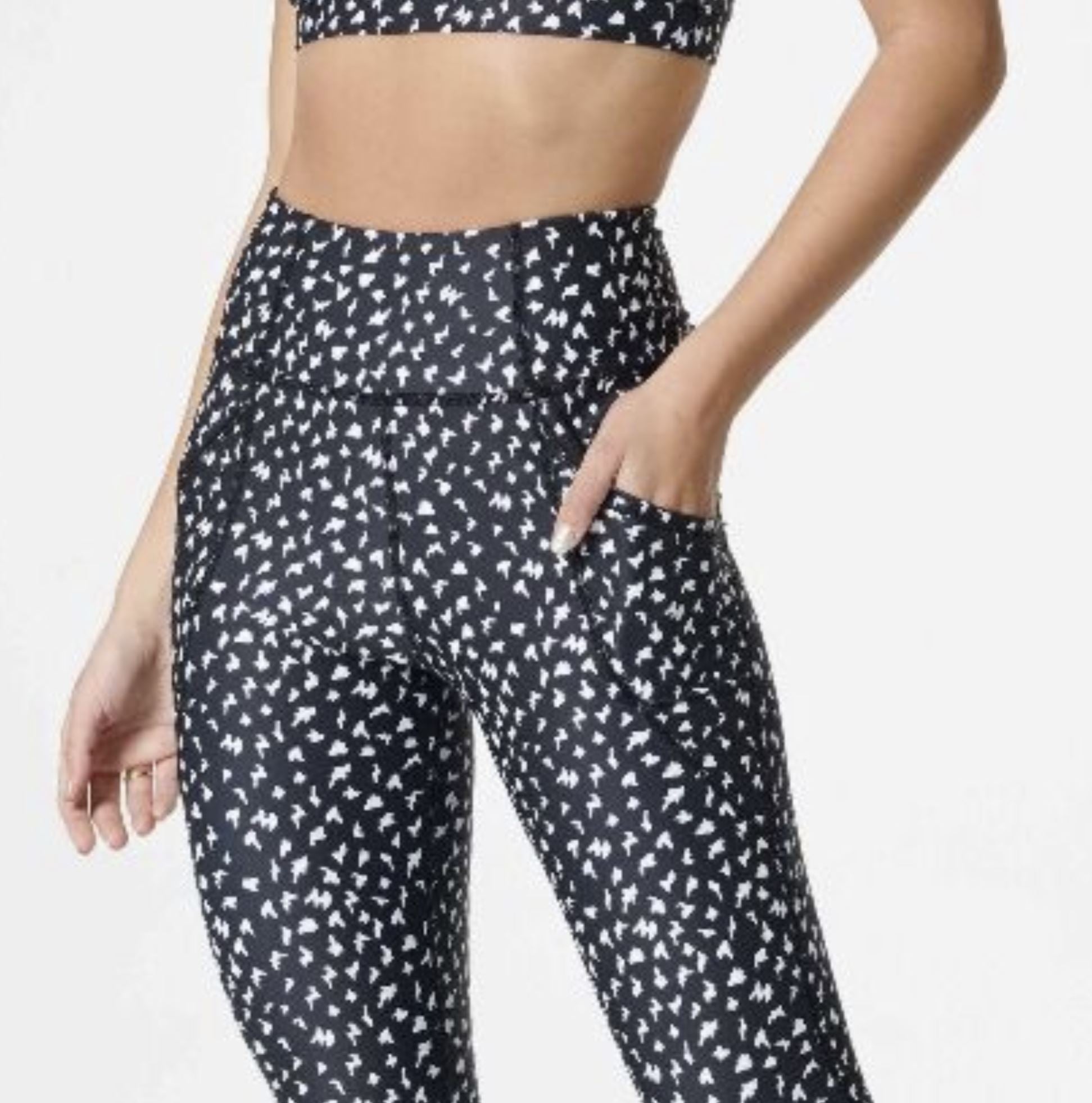 High-Quality Printed Yoga Leggings with Pockets - Made in USA - Perfect for Workouts, Running & Lounge Wear