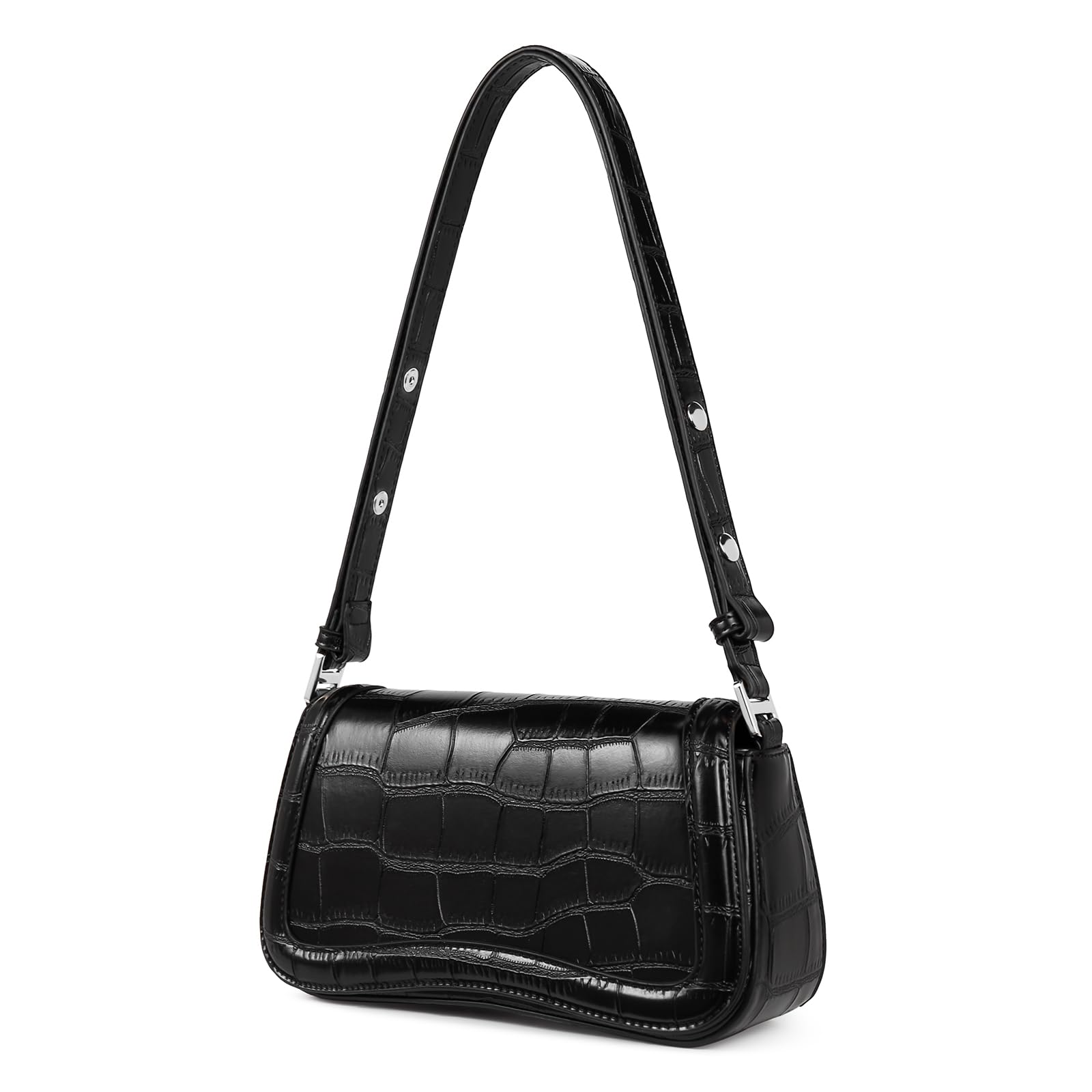 CLUCI Vegan Leather Small Shoulder Bag for Women - Crossbody Handbag, Clutch, Hobo Purse - Perfect for Work, Travel & Everyday Use