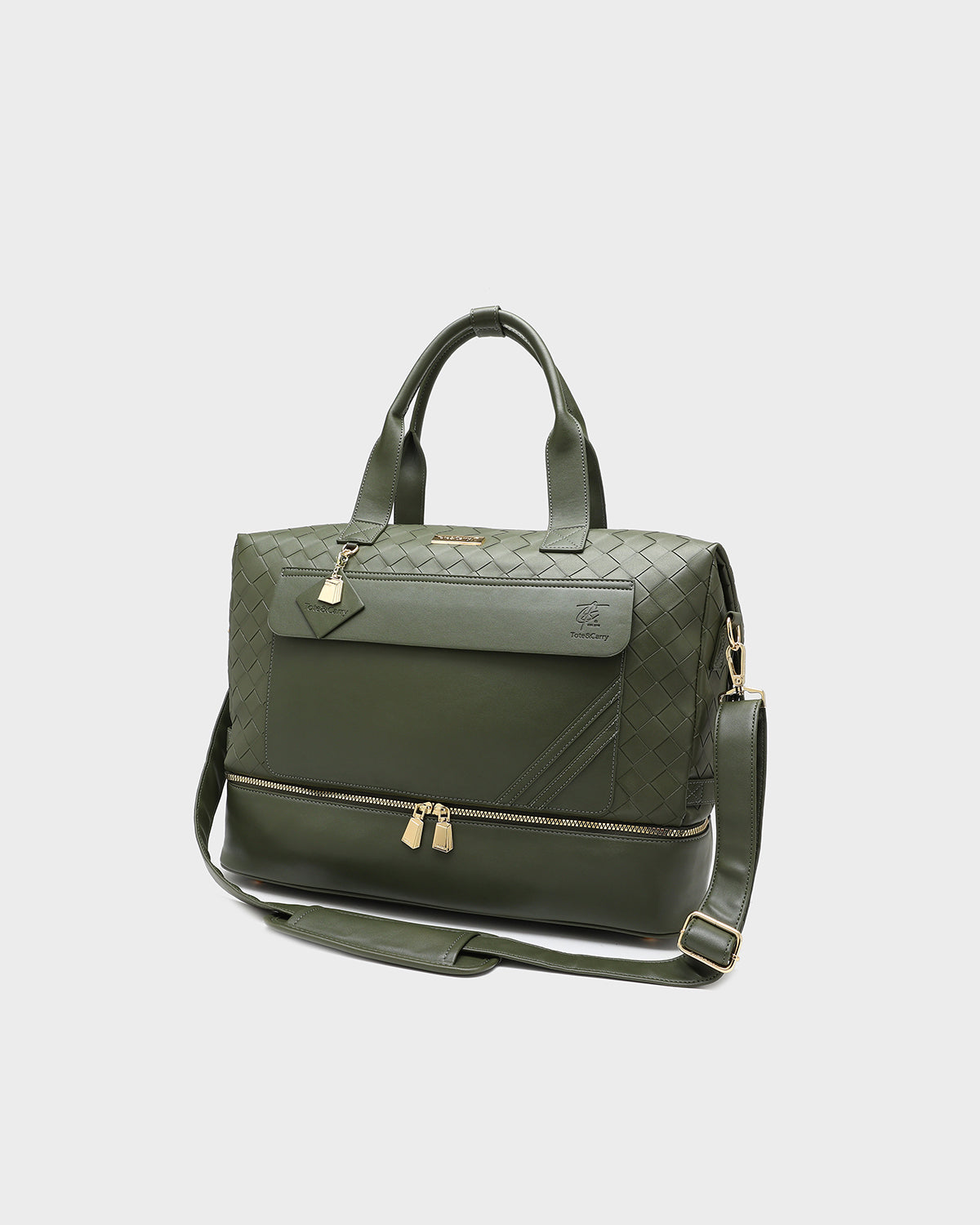 Olive Green Duffle Bag for Boys - Durable Travel & Sports Gym Backpack for School, Camping, and Outdoor Adventures