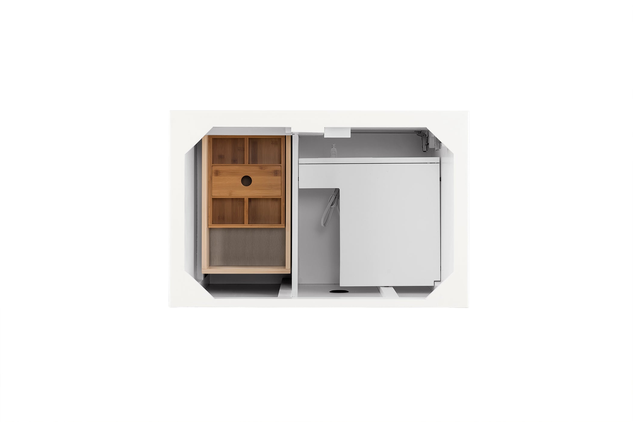 Palisades 36 Inch Single Bathroom Vanity in Bright White - Perfect for Modern Home Renovations & Small Space Bathrooms