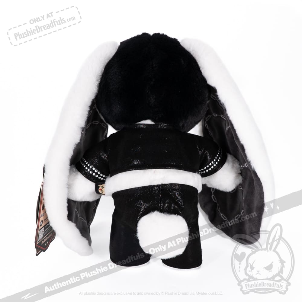 Plushie Dreadfuls Goth Girl Stuffed Animal - Unique Gothic Plush Toy for Collectors & Alternative Fashion Lovers | Perfect for Bedroom Decor, Gift Giving & Dark Aesthetic Enthusiasts