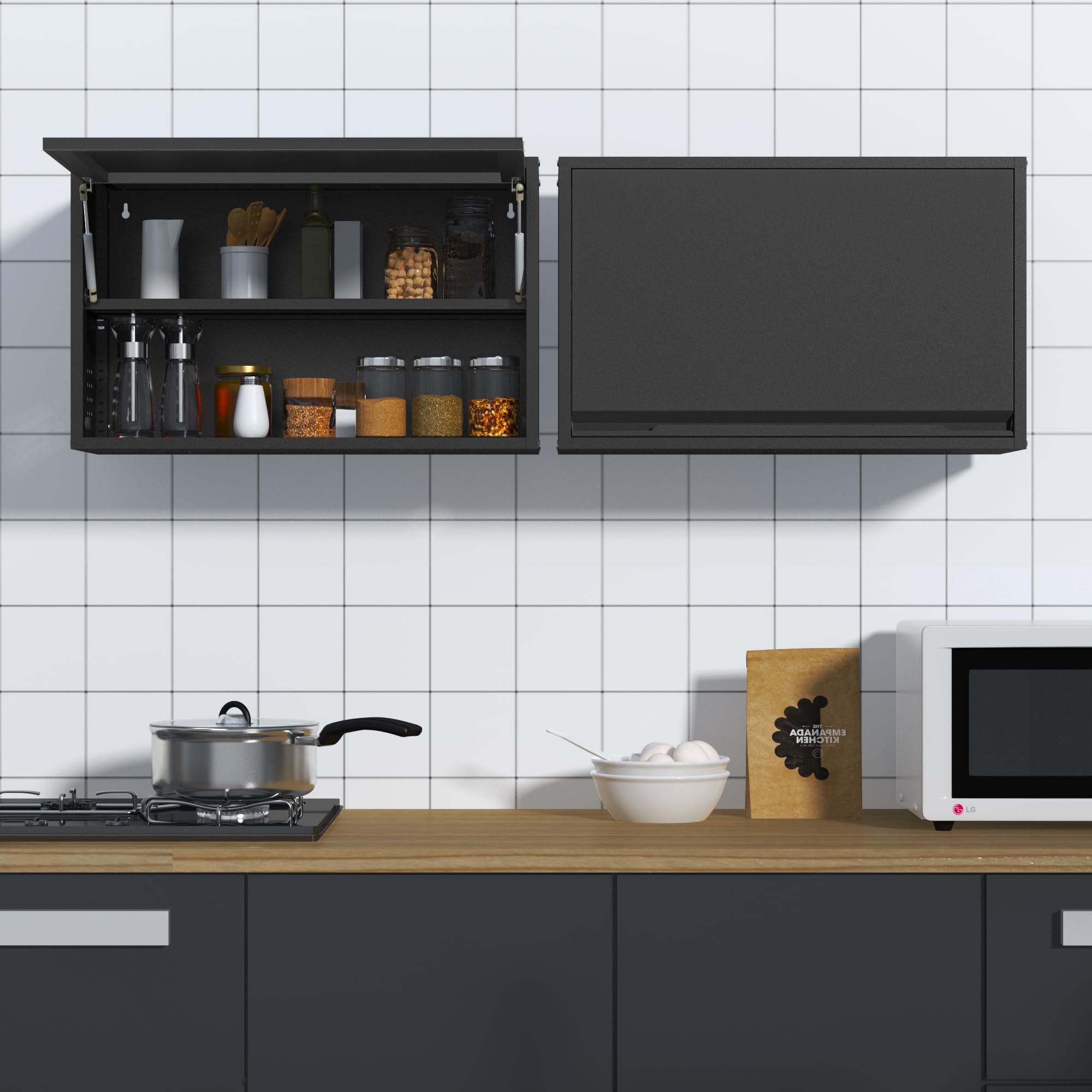 Heavy Duty Metal Wall Cabinet - 31.5