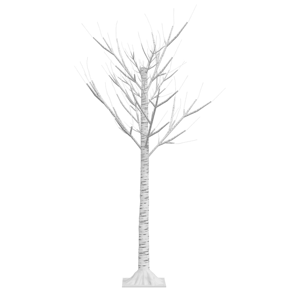 FAMIROSA 4ft Pre-Lit Artificial Christmas Tree with 128 LED Lights - 8 Lighting Modes, 3.9ft Faux Holiday Xmas Tree for Home, Office & Party Decor (Cold White Light) | Perfect for Living Room, Bedroom & Holiday Celebrations