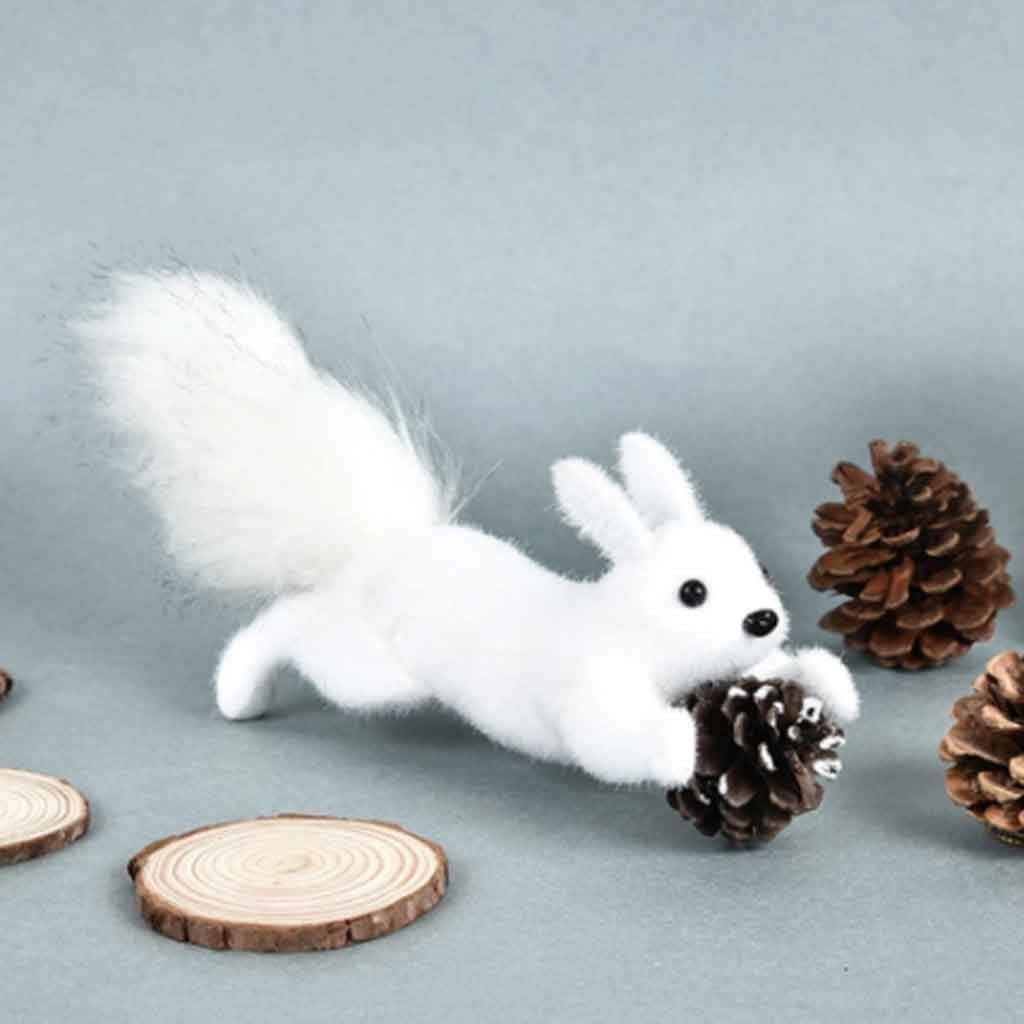 Cute Foam Squirrel & Bird Christmas Ornaments - Handmade Walnut-Themed Hanging Decor for Home, Party & Holiday Tree - Perfect for Festive Decorations, Gift Giving & Winter Wonderland Displays