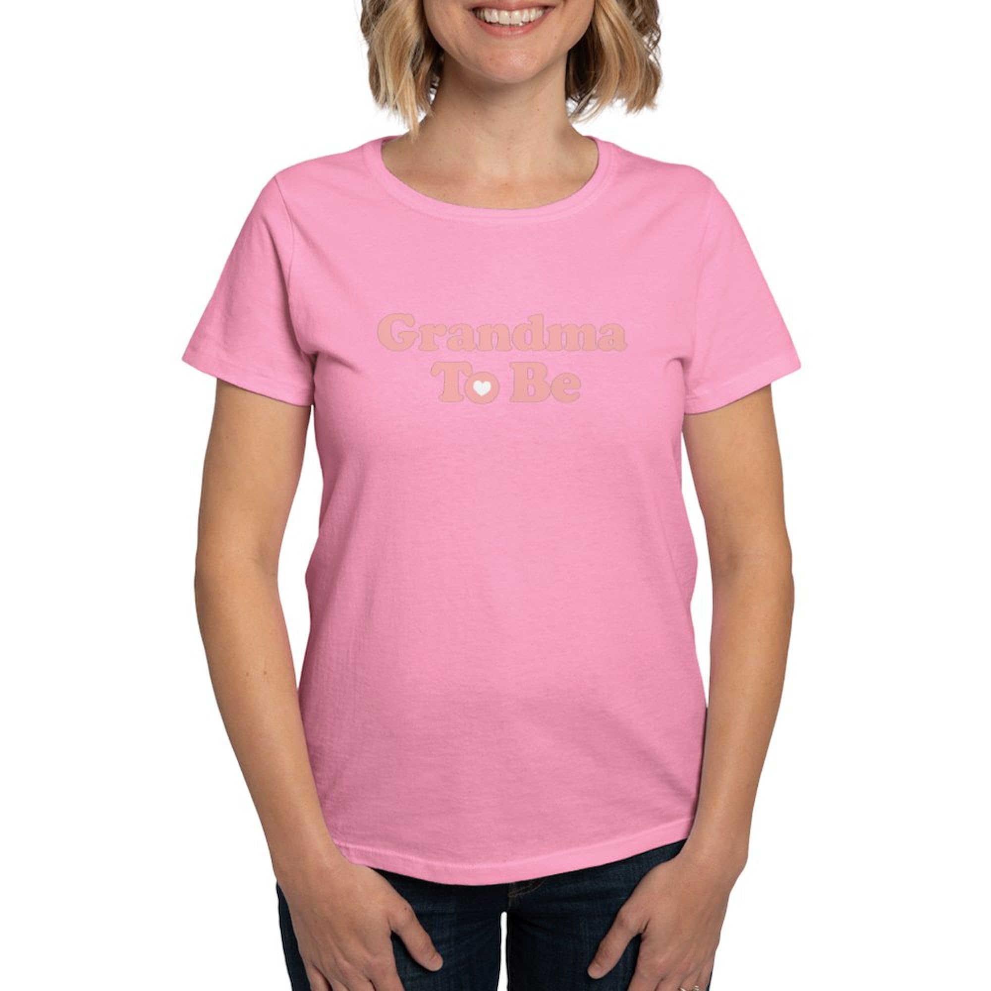 Grandma to Be Women's Dark Cotton T-Shirt - Comfortable & Stylish Maternity Gift for Expecting Grandmothers - Perfect for Baby Showers, Family Photos & Celebrations