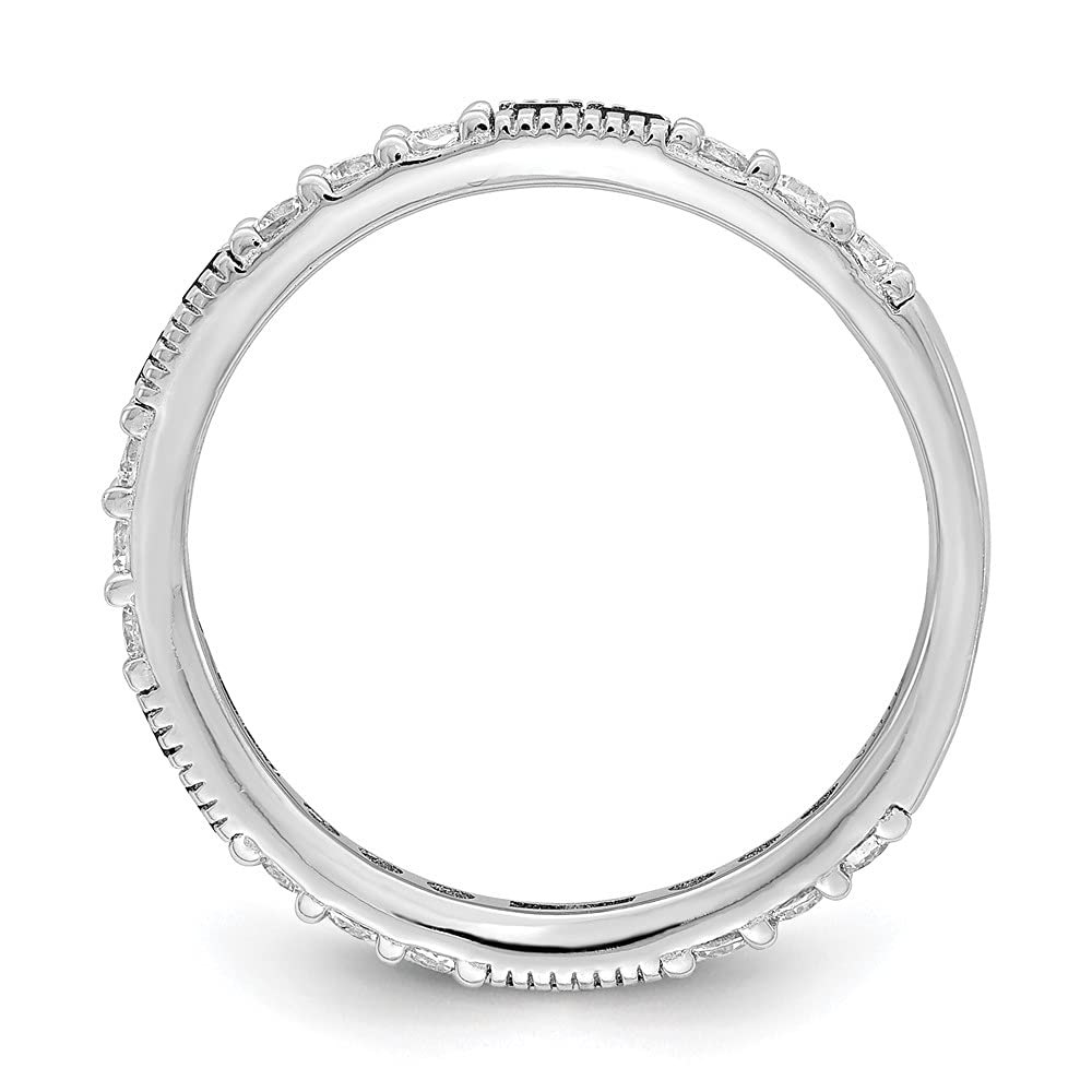 925 Silver Green Spinel Ring for Women - Elegant Cubic Zirconia Band Jewelry Gift for Her - Perfect for Parties & Dating