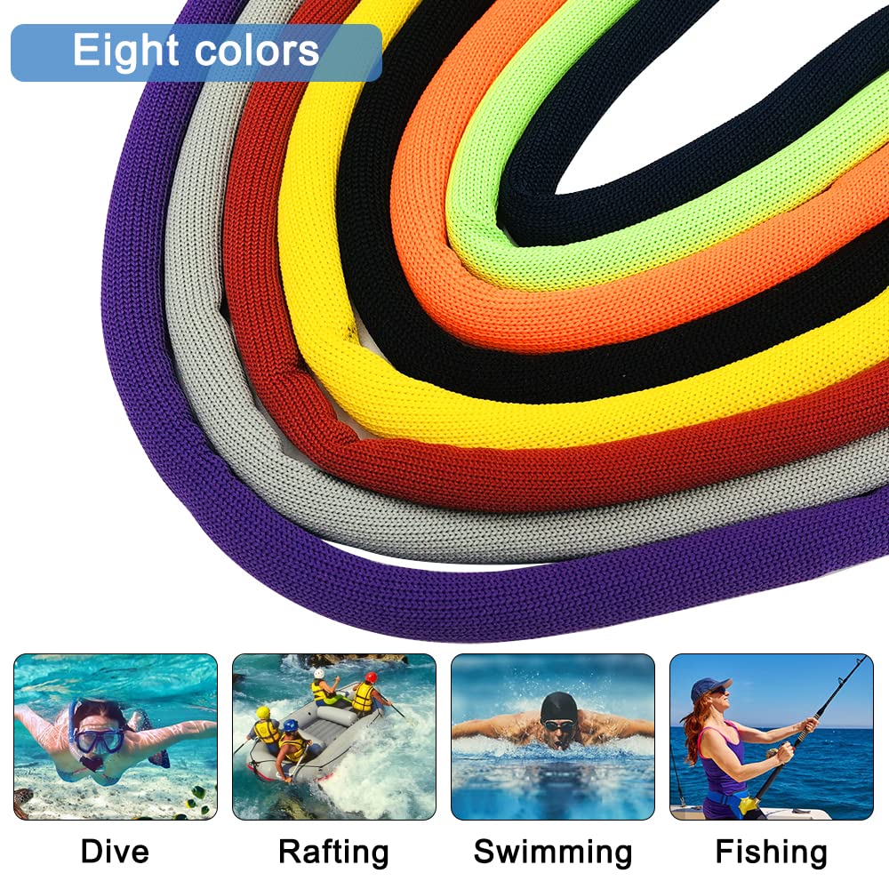 AFUNTA 8 PCS Adjustable Floating Sunglasses Straps - for Swimming, Surfing & Outdoor Safety