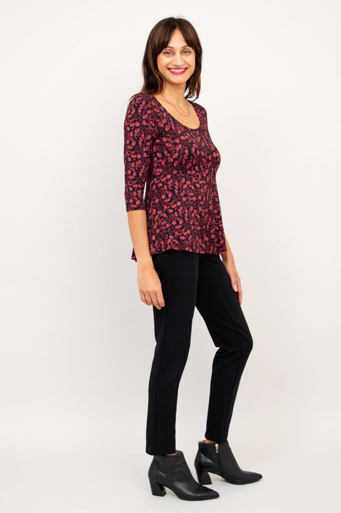Kimmy Top - Floral Bamboo Blouse for Women | Breathable & Comfortable Summer Wear | Perfect for Beach, Vacation & Casual Outings