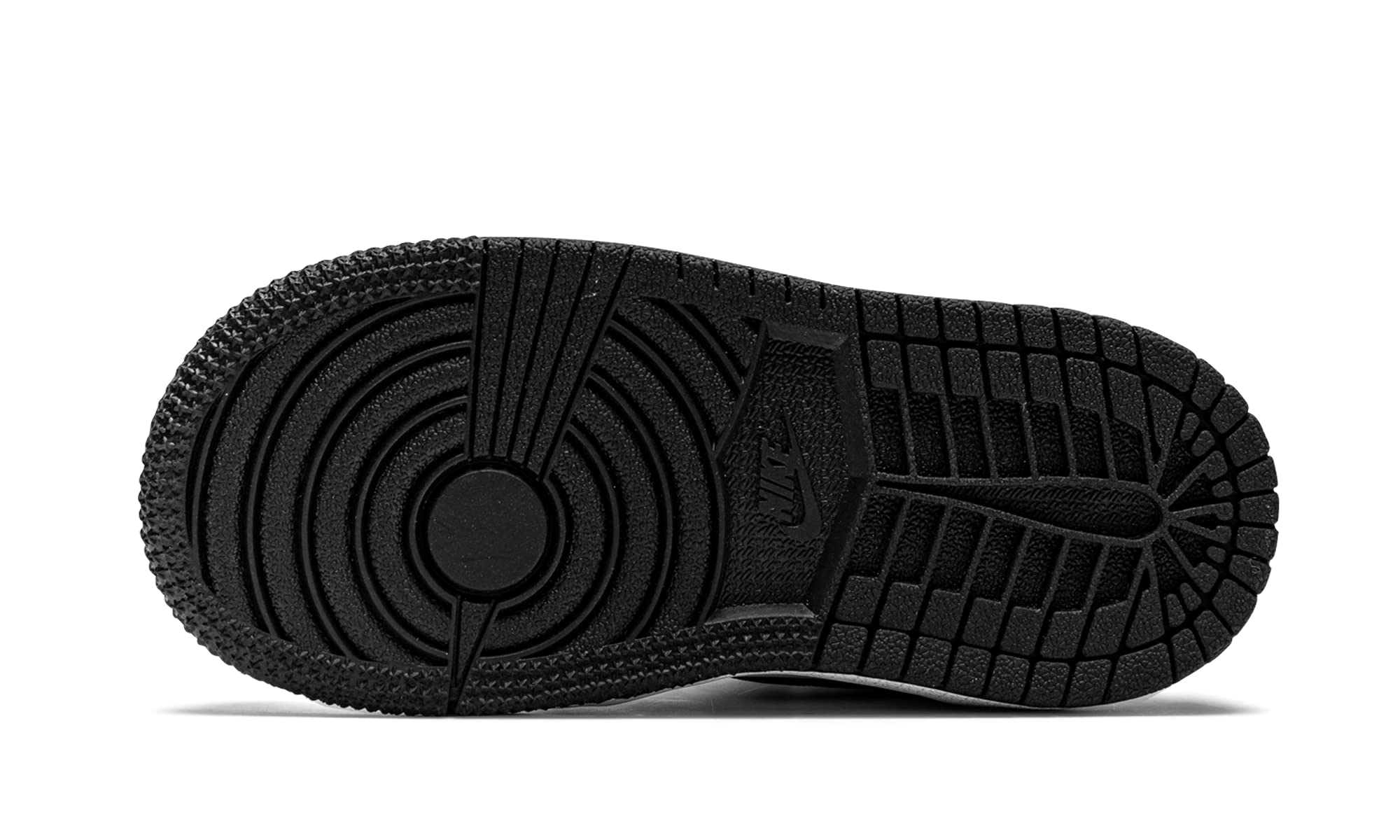 Nike Toddler Jordan 1 High OG TD Silver Toe Sneakers - Black/Black/Metallic Silver - Basketball Shoes for Kids, Boys & Girls - Perfect for Playground, School & Casual Wear