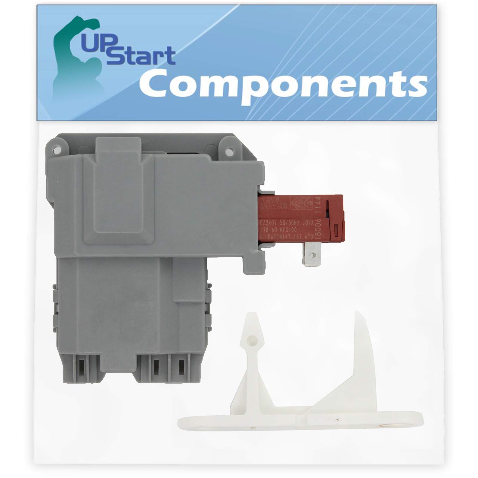 Frigidaire FAFW3577KR0 Washing Machine Door Latch & Striker Replacement (131763202 & 131763310) - Compatible Washer Door Lock Switch & Strike for Easy DIY Repair - Perfect for Laundry Room Maintenance & Appliance Parts Replacement