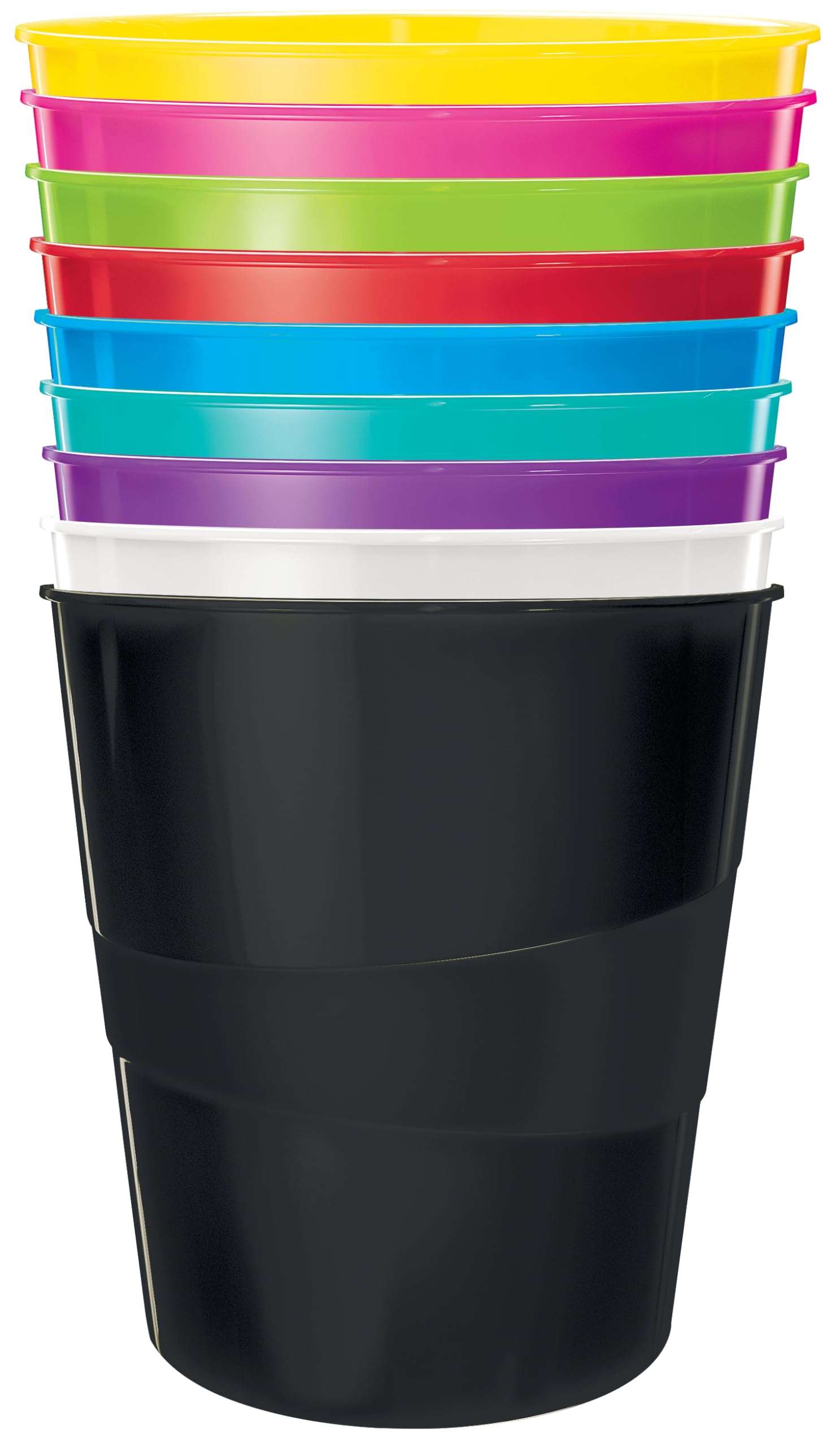 Leitz 15 Liter Black Plastic Waste Bin - Modern Trash Can for Home, Office & Kitchen - Durable & Stylish Garbage Bin for Waste Disposal & Recycling