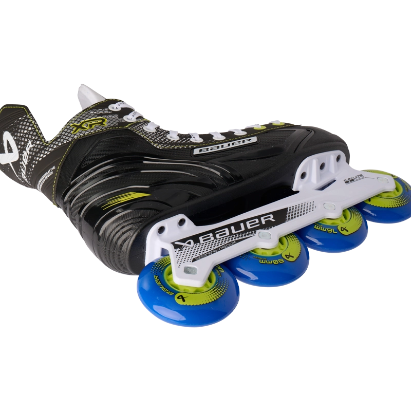 Bauer XR Inline Hockey Skates for Intermediate Players - Lightweight Performance Roller Skates for Street & Rink Hockey Training & Games