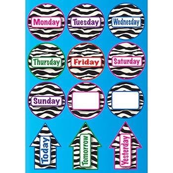 Magnetic Zebra Pattern Sheet Organizers - Perfect for Fridge, Office, and School Organization | Strong Adhesive for Notes, Photos, and Reminders