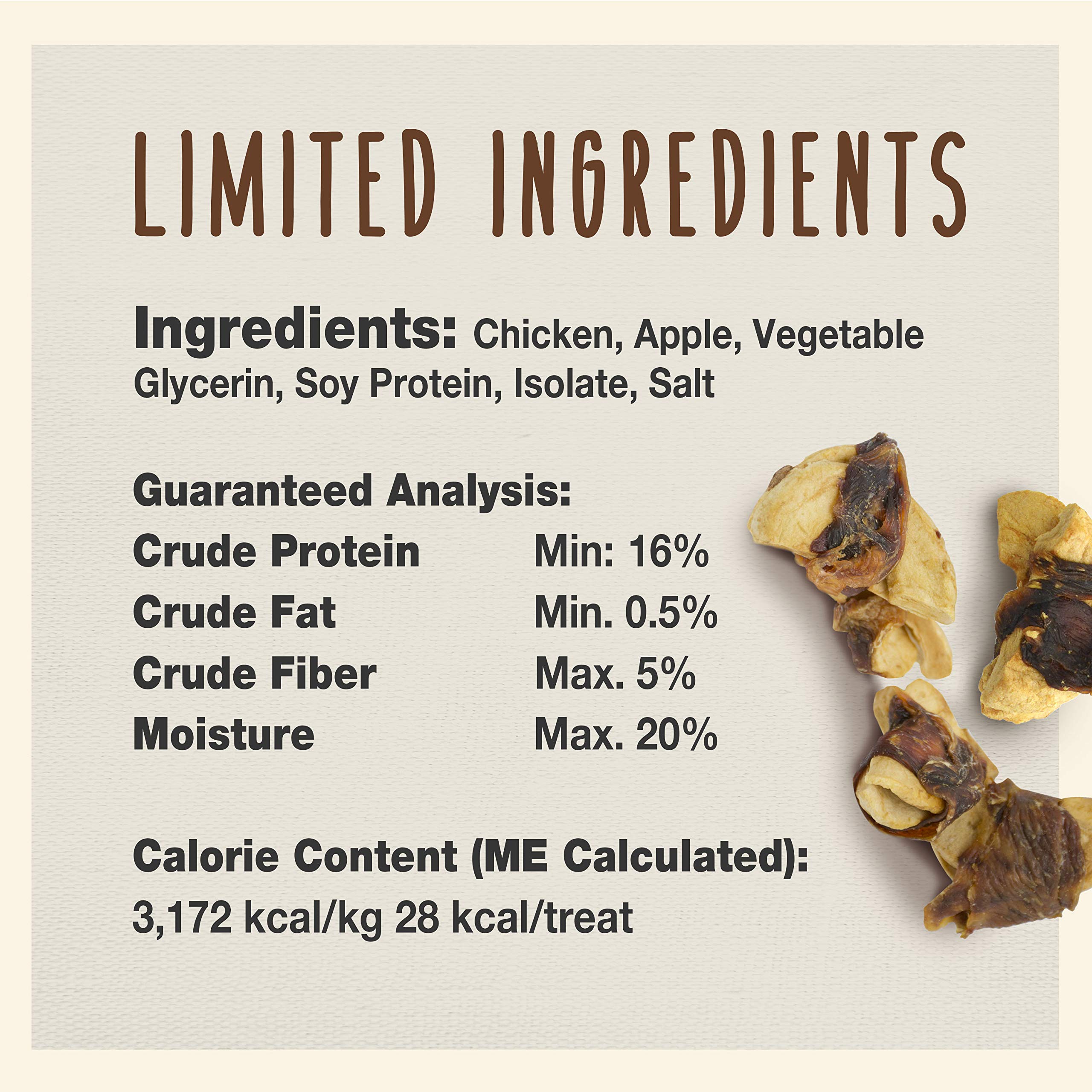 Cadet Gourmet Chicken & Apple Wrapped Dog Treats - Healthy Natural Training Snacks for Small & Large Breed Dogs - USA Inspected & Tested (14 oz) - Perfect for Reward Training, Travel & Daily Treats
